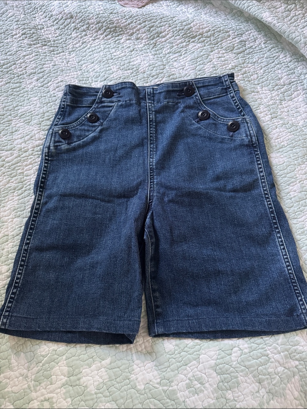 J. Crew Dark Blue Denim Jean Shorts